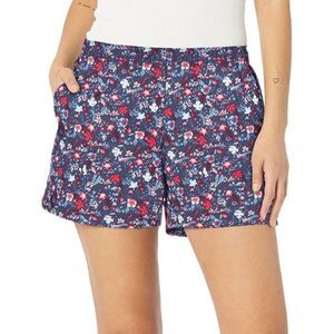 Columbia Women's Sandy River Ii Printed Short in Nocturnal/Mini Hibiscus NWT XXL